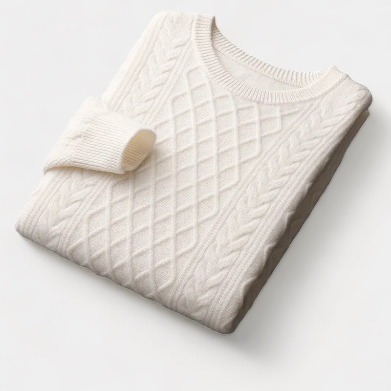 Mercellini Merino Wool Jacquard Sweater