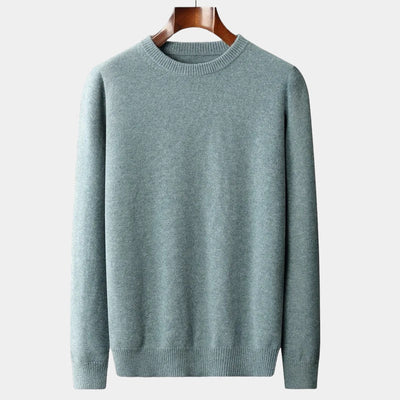 Mercellini Merino Wool Round Collar Sweater