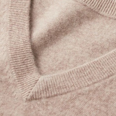Mercellini Merino Wool V-Neck Sweater