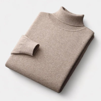 Mercellini Merino Wool Turtleneck Sweater