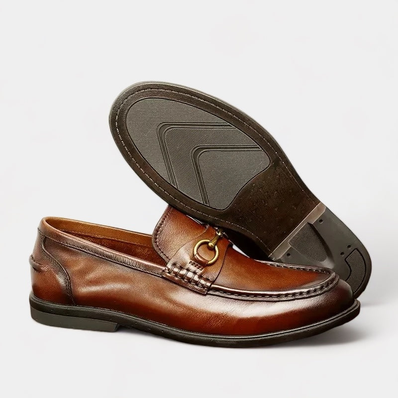 Mercellini Leather Moccasins