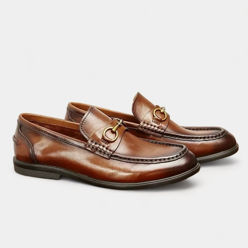 Mercellini Leather Moccasins