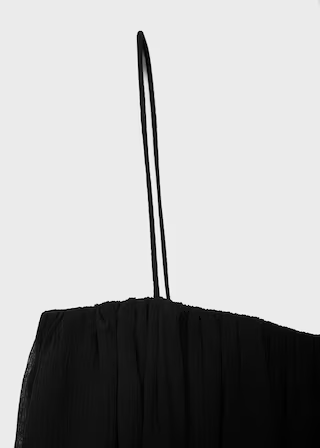 Wrinkled balloon dress