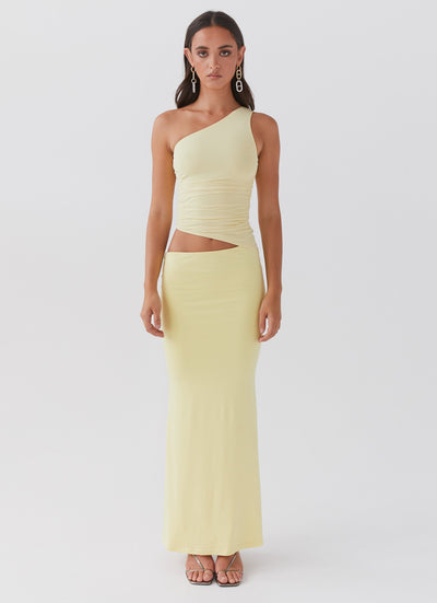 Seranella One Shoulder Maxi Dress