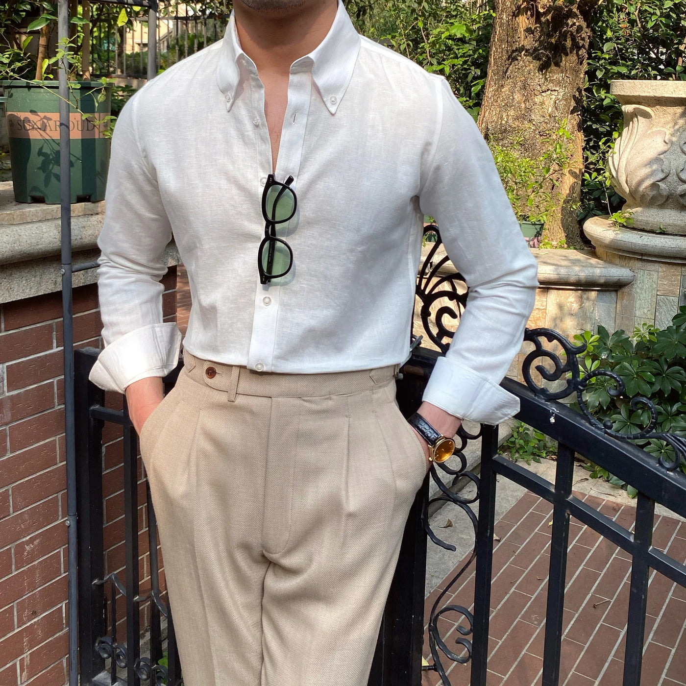 Mercellini Classic Linen Shirt