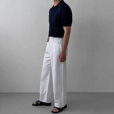 Mercellini Knitted Polo Shirt