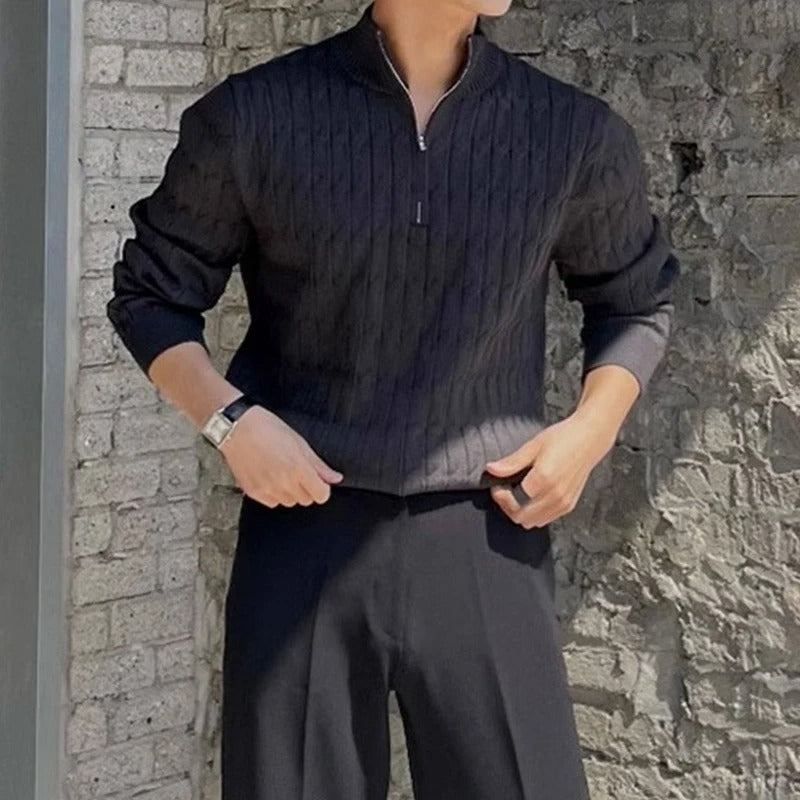 Mercellini Quarter Zip Sweater